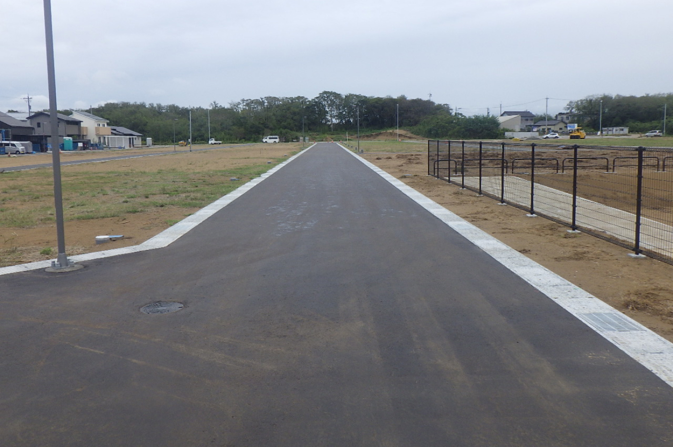 新設道路舗装工事事例