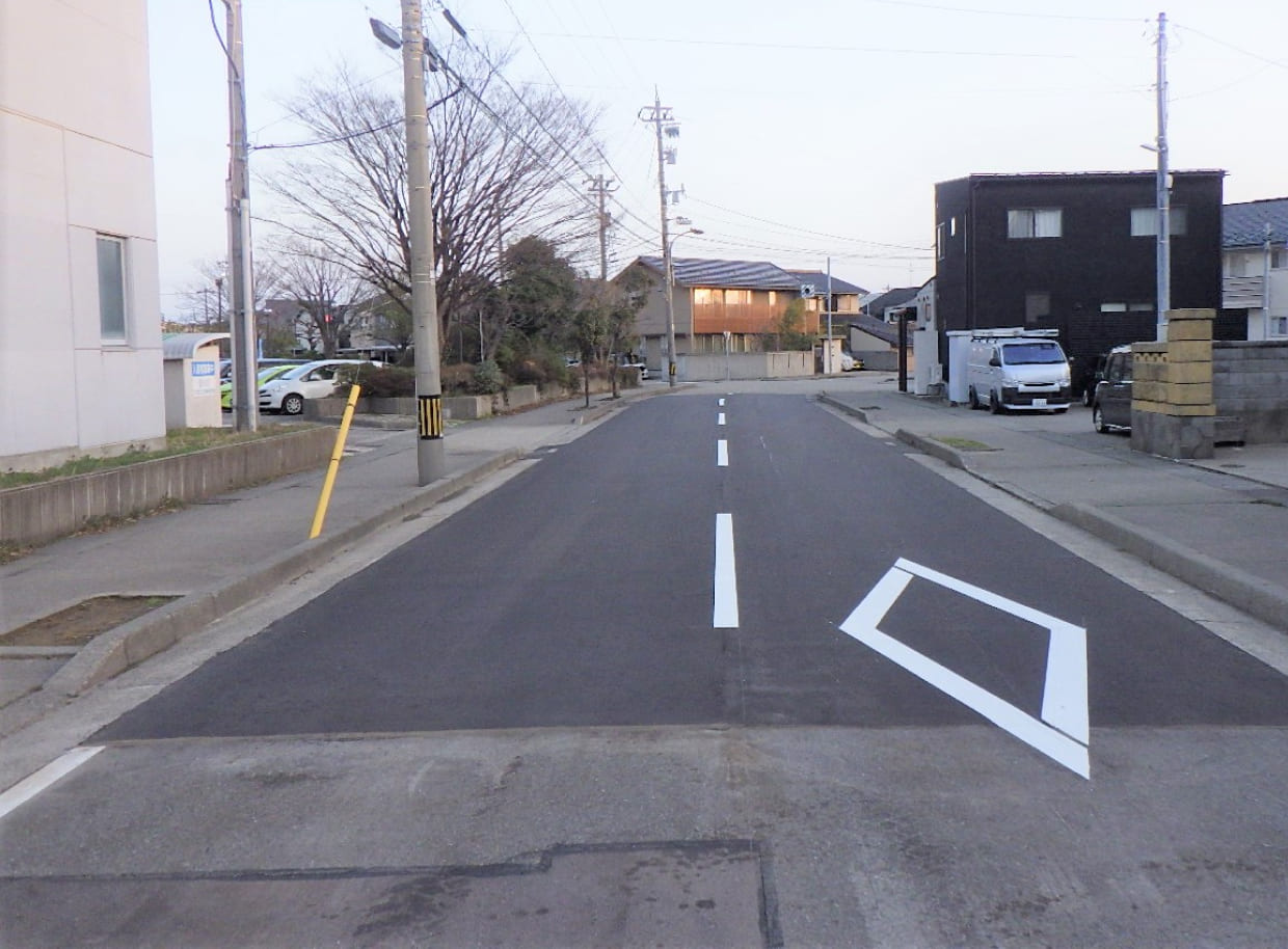 新設道路舗装工事事例