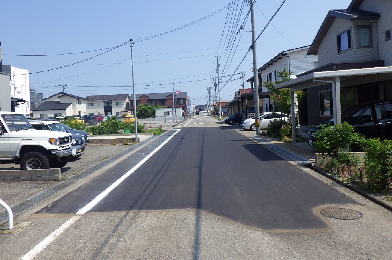 新設道路舗装工事事例